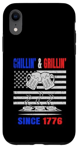 Chillin´ and Grillin´ Since 1776 Bier Grill USA Flage Hülle für iPhone XR Chillin´ and Grillin´ Since 1776 Bier Grill USA Flage Hülle für iPhone XR von US Independence Day co. Proud America