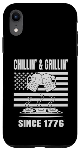 Chillin´ and Grillin´ Since 1776 Bier Grill USA Flage Hülle für iPhone XR Chillin´ and Grillin´ Since 1776 Bier Grill USA Flage Hülle für iPhone XR von US Independence Day co. Proud America