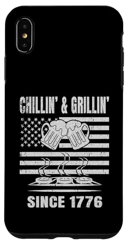 Chillin´ and Grillin´ Since 1776 Bier Grill USA Flage Hülle für iPhone XS Max Chillin´ and Grillin´ Since 1776 Bier Grill USA Flage Hülle für iPhone XS Max von US Independence Day co. Proud America