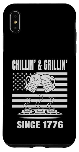 Chillin´ and Grillin´ Since 1776 Bier Grill USA Flage Hülle für iPhone XS Max Chillin´ and Grillin´ Since 1776 Bier Grill USA Flage Hülle für iPhone XS Max von US Independence Day co. Proud America