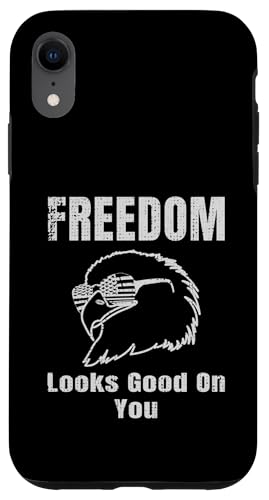 Freedom Looks Good On You American Eagle USA Flage Patriotic Hülle für iPhone XR Freedom Looks Good On You American Eagle USA Flage Patriotic Hülle für iPhone XR von US Independence Day co. Proud America