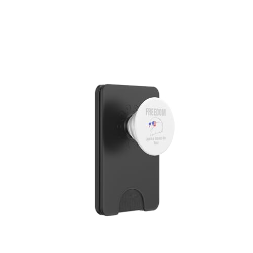 Freedom Looks Good On You American Eagle USA Flage Patriotic PopSockets PopWallet für MagSafe Freedom Looks Good On You American Eagle USA Flage Patriotic PopSockets PopWallet für MagSafe von US Independence Day co. Proud America