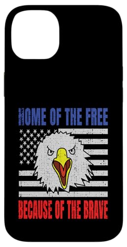 Home Of The Free Because Of The Brave Eagle USA Flage Hülle für iPhone 14 Plus Home Of The Free Because Of The Brave Eagle USA Flage Hülle für iPhone 14 Plus von US Independence Day co. Proud America