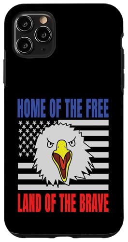 Home Of The Free Land Of The Brave Eagle USA Flage Hülle für iPhone 11 Pro Max Home Of The Free Land Of The Brave Eagle USA Flage Hülle für iPhone 11 Pro Max von US Independence Day co. Proud America