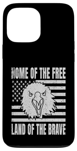 Home Of The Free Land Of The Brave Eagle USA Flage Hülle für iPhone 13 Pro Max Home Of The Free Land Of The Brave Eagle USA Flage Hülle für iPhone 13 Pro Max von US Independence Day co. Proud America