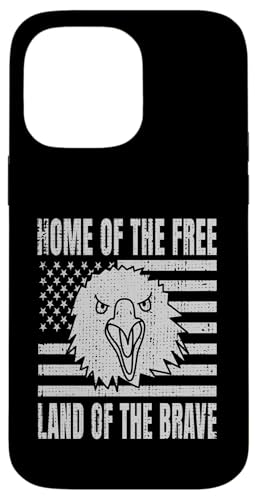 Home Of The Free Land Of The Brave Eagle USA Flage Hülle für iPhone 14 Pro Max Home Of The Free Land Of The Brave Eagle USA Flage Hülle für iPhone 14 Pro Max von US Independence Day co. Proud America