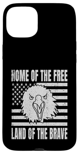 Home Of The Free Land Of The Brave Eagle USA Flage Hülle für iPhone 15 Plus Home Of The Free Land Of The Brave Eagle USA Flage Hülle für iPhone 15 Plus von US Independence Day co. Proud America