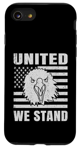 United We Stand American Eagle USA Flage Hülle für iPhone SE (2020) / 7 / 8 von US Independence Day co. Proud America