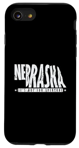 Es ist nicht jedermanns Sache Nebraskas Wilder Westen Hülle für iPhone SE (2020) / 7 / 8 von US States United States USA Country America World