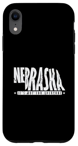 Es ist nicht jedermanns Sache Nebraskas Wilder Westen Hülle für iPhone XR von US States United States USA Country America World