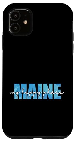 Maine, mein glücklicher Ort Hülle für iPhone 11 von US States United States USA Country America World