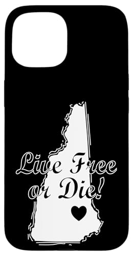 New Hampshire Lebe frei oder stirb Hülle für iPhone 15 von US States United States USA Country America World