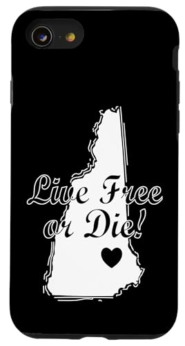 New Hampshire Lebe frei oder stirb Hülle für iPhone SE (2020) / 7 / 8 von US States United States USA Country America World