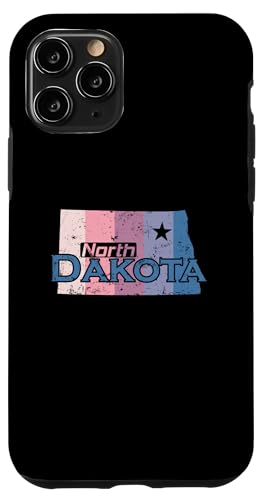 North Dakota USA Staatskarte Hülle für iPhone 11 Pro von US States United States USA Country America World