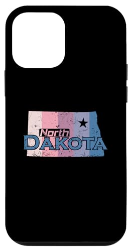 North Dakota USA Staatskarte Hülle für iPhone 12 mini von US States United States USA Country America World