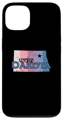 North Dakota USA Staatskarte Hülle für iPhone 13 von US States United States USA Country America World