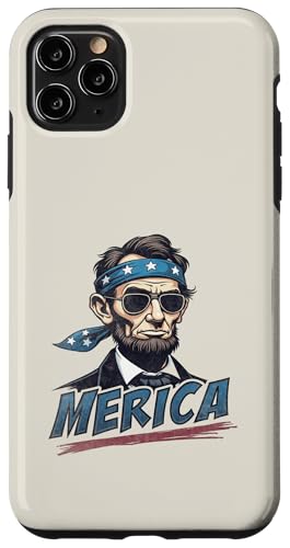 Abraham Lincoln 4. Juli Merica Hülle für iPhone 11 Pro Max Abraham Lincoln 4. Juli Merica Hülle für iPhone 11 Pro Max von USA Funny apparel for the holidays
