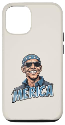 Barack Obama 4. Juli Merica Hülle für iPhone 12/12 Pro von USA Funny apparel for the holidays