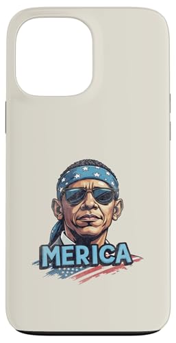 Barack Obama 4. Juli Merica Hülle für iPhone 13 Pro Max Barack Obama 4. Juli Merica Hülle für iPhone 13 Pro Max von USA Funny apparel for the holidays