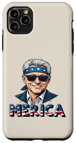 Bill Clinton 4. Juli Merica Hülle für iPhone 11 Pro Max von USA Funny apparel for the holidays