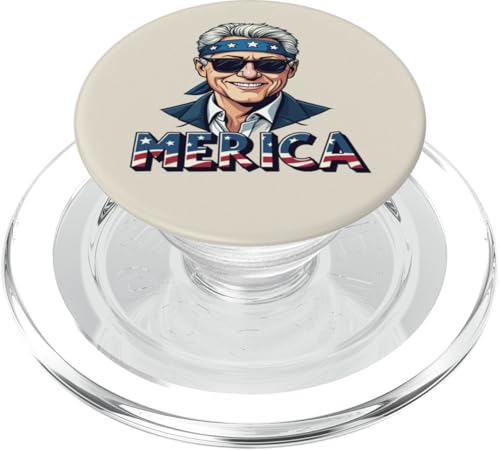 Bill Clinton 4. Juli Merica PopSockets PopGrip für MagSafe von USA Funny apparel for the holidays