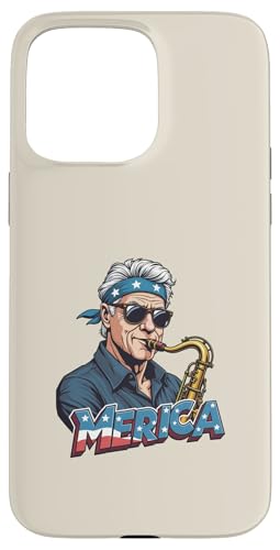 Bill Clinton Playing the Saxophon, 4. Juli Merica Hülle für iPhone 15 Pro Max Bill Clinton Playing the Saxophon, 4. Juli Merica Hülle für iPhone 15 Pro Max von USA Funny apparel for the holidays