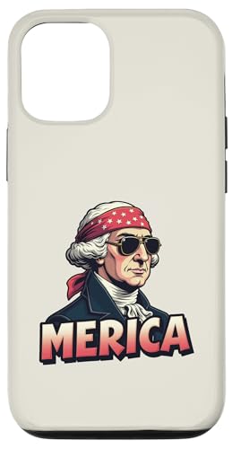 George Washington 4. Juli Merica Hülle für iPhone 12/12 Pro von USA Funny apparel for the holidays