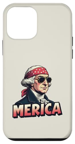 George Washington 4. Juli Merica Hülle für iPhone 12 mini von USA Funny apparel for the holidays