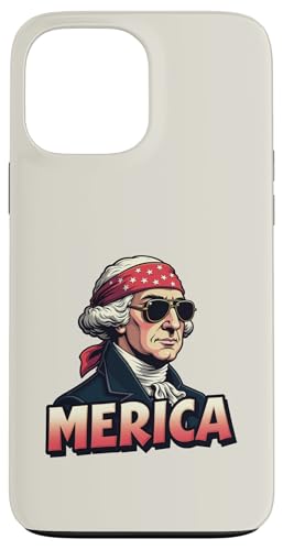 George Washington 4. Juli Merica Hülle für iPhone 13 Pro Max George Washington 4. Juli Merica Hülle für iPhone 13 Pro Max von USA Funny apparel for the holidays