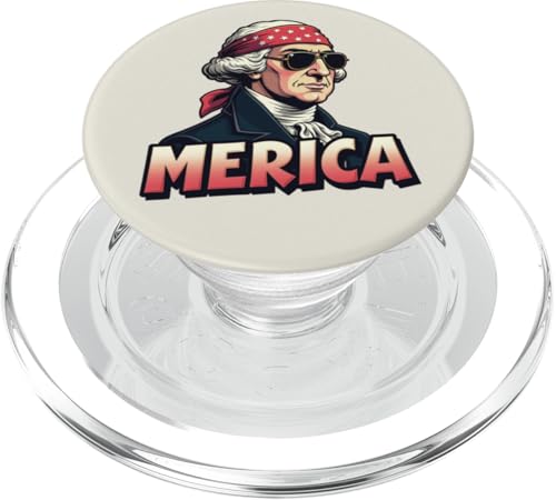 George Washington 4. Juli Merica PopSockets PopGrip für MagSafe George Washington 4. Juli Merica PopSockets PopGrip für MagSafe von USA Funny apparel for the holidays