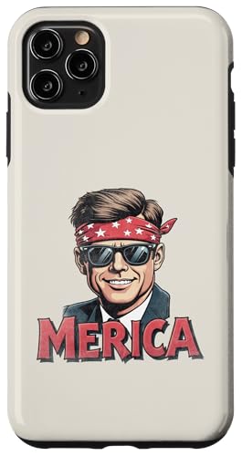 John F. Kennedy 4. Juli Merica Hülle für iPhone 11 Pro Max von USA Funny apparel for the holidays