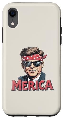 John F. Kennedy 4. Juli Merica Hülle für iPhone XR John F. Kennedy 4. Juli Merica Hülle für iPhone XR von USA Funny apparel for the holidays