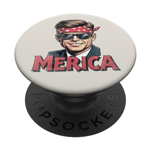 John F. Kennedy 4. Juli Merica PopSockets Klebender PopGrip von USA Funny apparel for the holidays