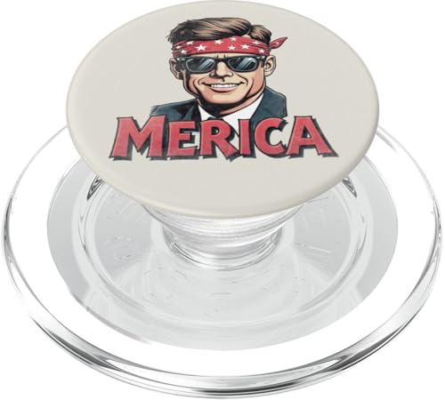 John F. Kennedy 4. Juli Merica PopSockets PopGrip für MagSafe John F. Kennedy 4. Juli Merica PopSockets PopGrip für MagSafe von USA Funny apparel for the holidays
