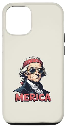Thomas Jefferson 4. Juli Merica Hülle für iPhone 12/12 Pro von USA Funny apparel for the holidays