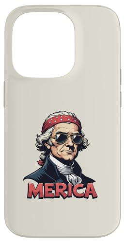 Thomas Jefferson 4. Juli Merica Hülle für iPhone 14 Pro Thomas Jefferson 4. Juli Merica Hülle für iPhone 14 Pro von USA Funny apparel for the holidays