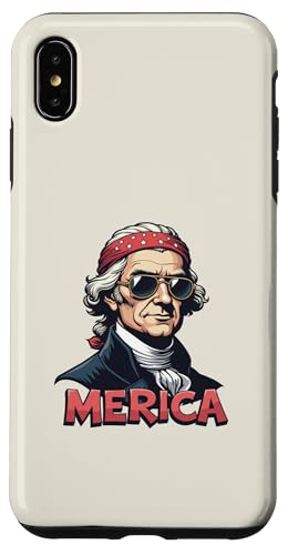 Thomas Jefferson 4. Juli Merica Hülle für iPhone XS Max Thomas Jefferson 4. Juli Merica Hülle für iPhone XS Max von USA Funny apparel for the holidays