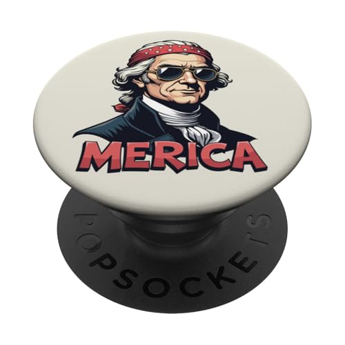 Thomas Jefferson 4. Juli Merica PopSockets Klebender PopGrip von USA Funny apparel for the holidays