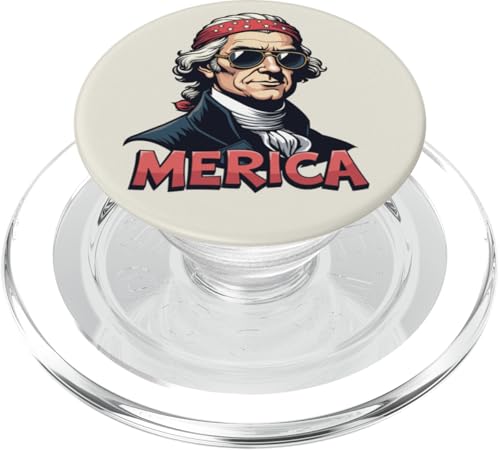 Thomas Jefferson 4. Juli Merica PopSockets PopGrip für MagSafe Thomas Jefferson 4. Juli Merica PopSockets PopGrip für MagSafe von USA Funny apparel for the holidays