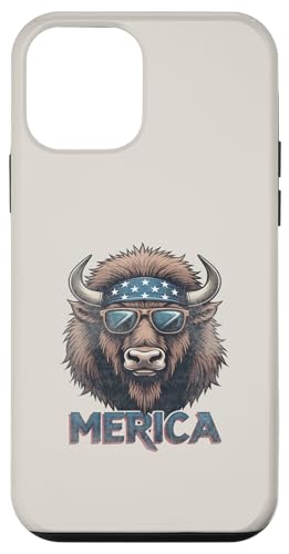 Vintage American Bison 4. Juli Merica Hülle für iPhone 12 mini Vintage American Bison 4. Juli Merica Hülle für iPhone 12 mini von USA Funny apparel for the holidays