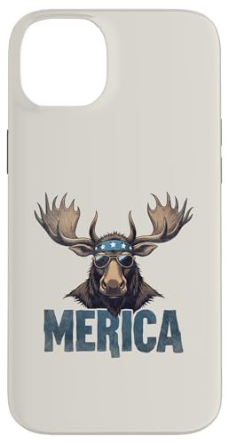 Vintage Elch 4. Juli Merica Hülle für iPhone 14 Plus Vintage Elch 4. Juli Merica Hülle für iPhone 14 Plus von USA Funny apparel for the holidays