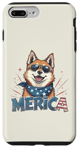 Vintage Akita 4. Juli Merica Hülle für iPhone 7 Plus/8 Plus Vintage Akita 4. Juli Merica Hülle für iPhone 7 Plus/8 Plus von USA Funny dog apparel for the holidays