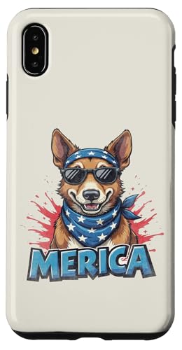 Vintage Blue Heeler 4. Juli Merica Hülle für iPhone XS Max Vintage Blue Heeler 4. Juli Merica Hülle für iPhone XS Max von USA Funny dog apparel for the holidays
