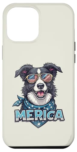 Vintage Border Collie 4. Juli Merica Hülle für iPhone 12 Pro Max Vintage Border Collie 4. Juli Merica Hülle für iPhone 12 Pro Max von USA Funny dog apparel for the holidays