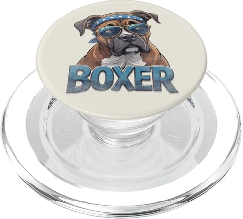 Vintage Boxer 4. Juli Amerika PopSockets PopGrip für MagSafe Vintage Boxer 4. Juli Amerika PopSockets PopGrip für MagSafe von USA Funny dog apparel for the holidays