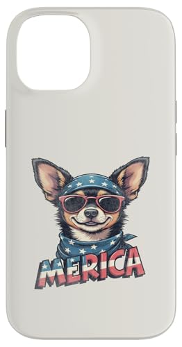 Vintage Chihuahua 4. Juli Merica Hülle für iPhone 14 Vintage Chihuahua 4. Juli Merica Hülle für iPhone 14 von USA Funny dog apparel for the holidays