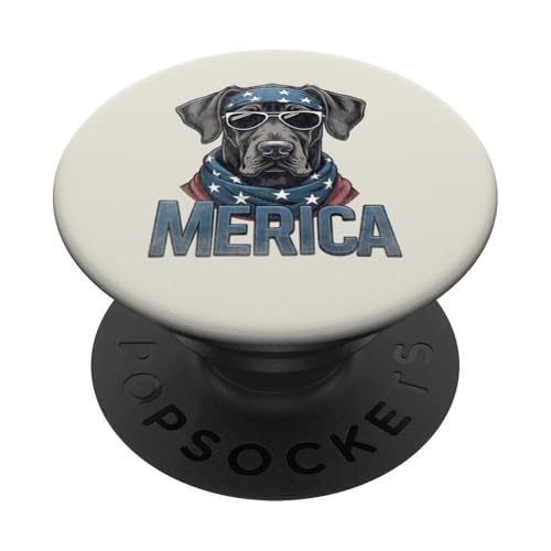 Vintage Deutsche Dogge 4. Juli Merica PopSockets Klebender PopGrip Vintage Deutsche Dogge 4. Juli Merica PopSockets Klebender PopGrip von USA Funny dog apparel for the holidays