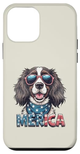 Vintage English Springer Spaniel 4. Juli Merica Hülle für iPhone 12 mini Vintage English Springer Spaniel 4. Juli Merica Hülle für iPhone 12 mini von USA Funny dog apparel for the holidays