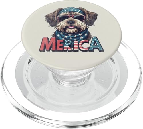 Vintage Havaneser 4. Juli Merica PopSockets PopGrip für MagSafe Vintage Havaneser 4. Juli Merica PopSockets PopGrip für MagSafe von USA Funny dog apparel for the holidays