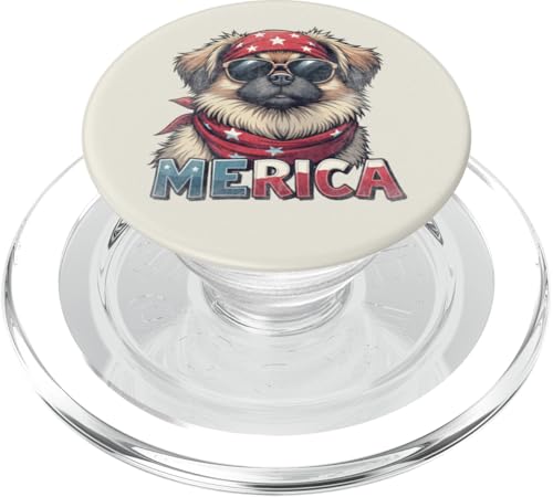 Vintage Pekinese 4. Juli Merica PopSockets PopGrip für MagSafe Vintage Pekinese 4. Juli Merica PopSockets PopGrip für MagSafe von USA Funny dog apparel for the holidays